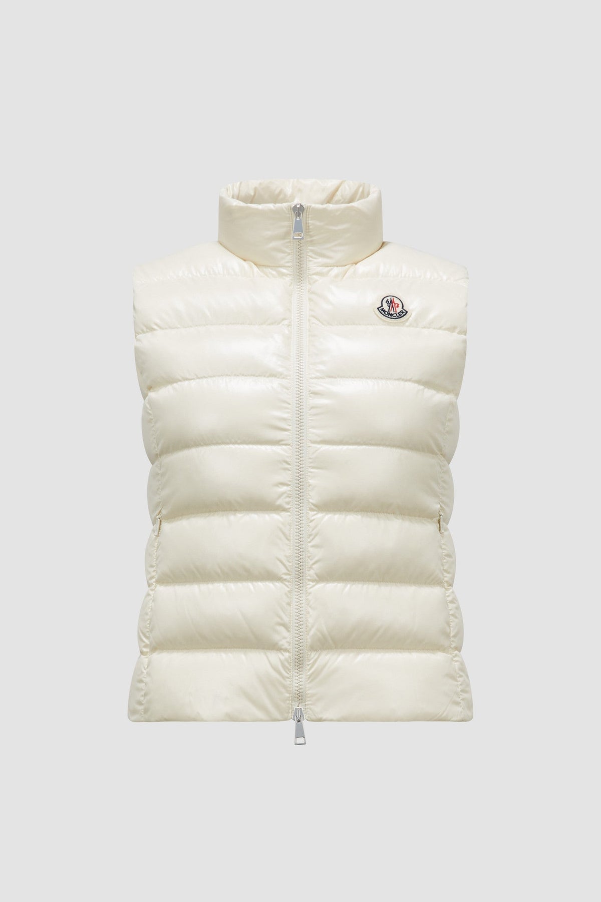 Ghany Down Vest – crafted from nylon laqué Nylon laqué lining Down-filled and boudin-quilted Zipper – LUX VERSE Luxury Designer Fashion Outlet