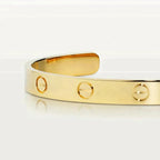 Gift unlocked - Love Bracelet – lOVE bracelet, double platted yellow gold 18K – LUX VERSE Luxury Designer Fashion Outlet