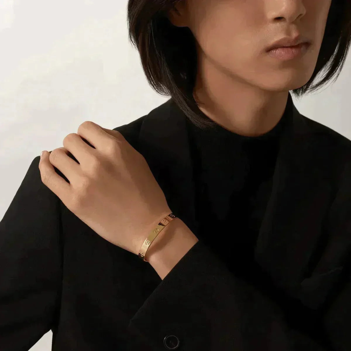 Gift unlocked - Love Bracelet – lOVE bracelet, double platted yellow gold 18K – LUX VERSE Luxury Designer Fashion Outlet