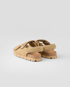 Crochet sandals – the versatile footwear, characterized by hook-and-loop straps and a rubber sole – LUX VERSE Luxury Designer Fashion Outlet