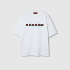 Cotton Jersey T-Shirt With Print – inspired by the summer spirit and beach clubs on the Italian coast, this item is – LUX VERSE Luxury Designer Fashion Outlet