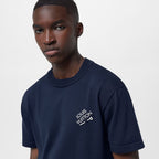 Signature Short-Sleeved Cotton Crewneck – this easy t-shirt in fine knit cotton with a soft ribbed crewneck is an essential – LUX VERSE Luxury Designer Fashion Outlet