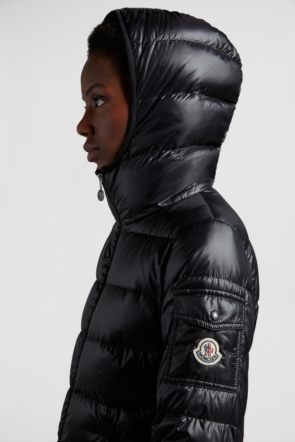 Glements Mid-Length Down Jacket – a contemporary mid-length design, the Glements down jacket comes in a streamlined, – LUX VERSE Luxury Designer Fashion Outlet