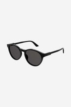 Black sporty panthos shape – Lettering logo on temples – LUX VERSE Luxury Designer Fashion Outlet