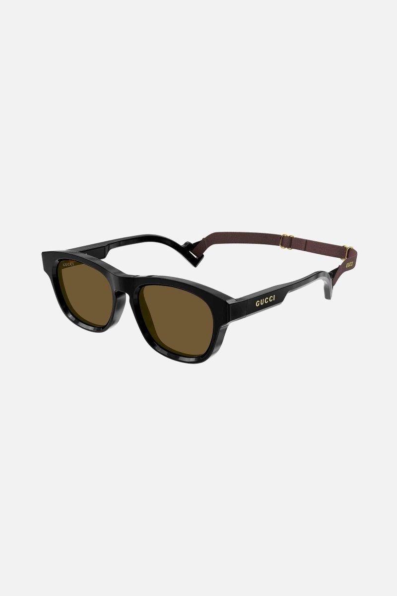 Brown sporty sunglasses – sporty and vintage inspired this wayfarer style is made in full plastic with – LUX VERSE Luxury Designer Fashion Outlet