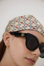 Cat eye black sunglasses with GG logo – cat-eye shape in plastic conceived for an extra-feminine look – LUX VERSE Luxury Designer Fashion Outlet
