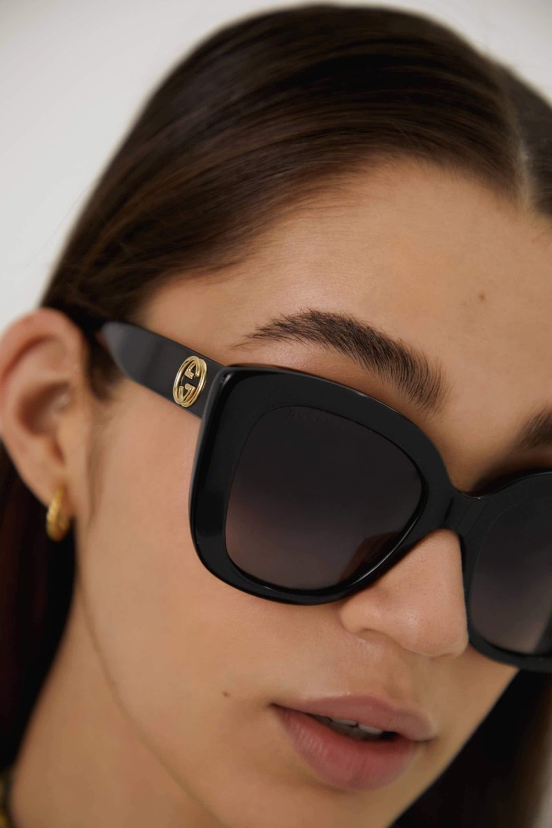 Femenine Cat-eye sunglasses – oversized cat-eye sunglasses with a romantic feel – LUX VERSE Luxury Designer Fashion Outlet