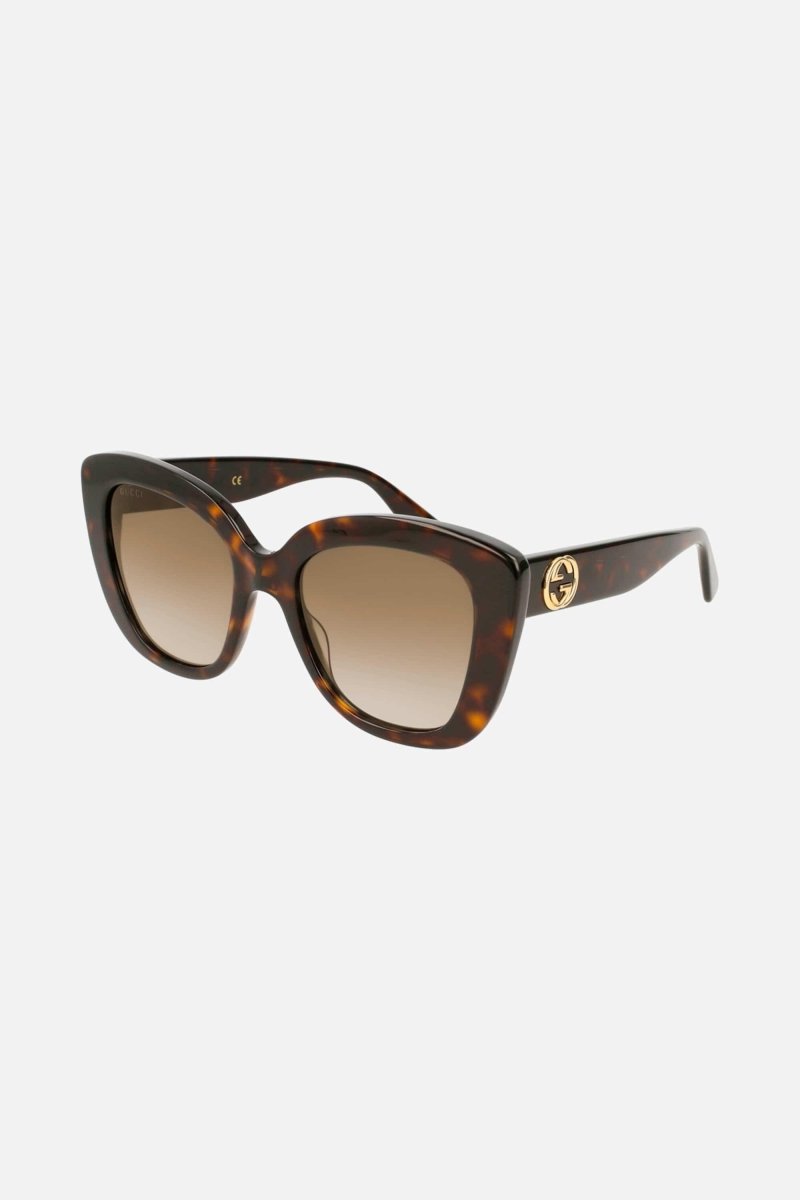 Femenine havana Cat-eye sunglasses – oversized cat-eye sunglasses with a romantic feel – LUX VERSE Luxury Designer Fashion Outlet