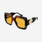 Gucci femenine havana sunglasses with integrated GG logo