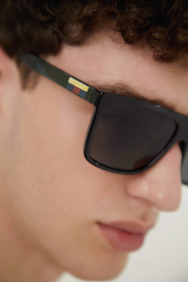 Flat top squared masculine sunglasses – street rectangular sunglasses – LUX VERSE Luxury Designer Fashion Outlet