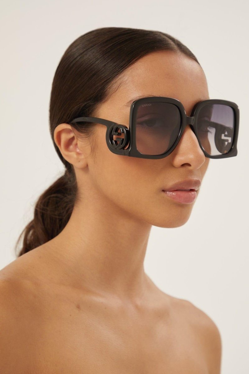 GG1326S black butterfly shape sunglasses – pop and playful color palette – LUX VERSE Luxury Designer Fashion Outlet