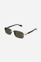 Micro rimless metal sunglasses – this concept was inspired by a vintage piece from the archive reinterpreted – LUX VERSE Luxury Designer Fashion Outlet