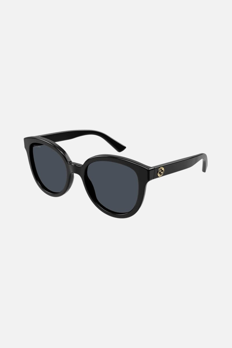 Oversize cat eye round black sunglasses – oversize squared shape – LUX VERSE Luxury Designer Fashion Outlet