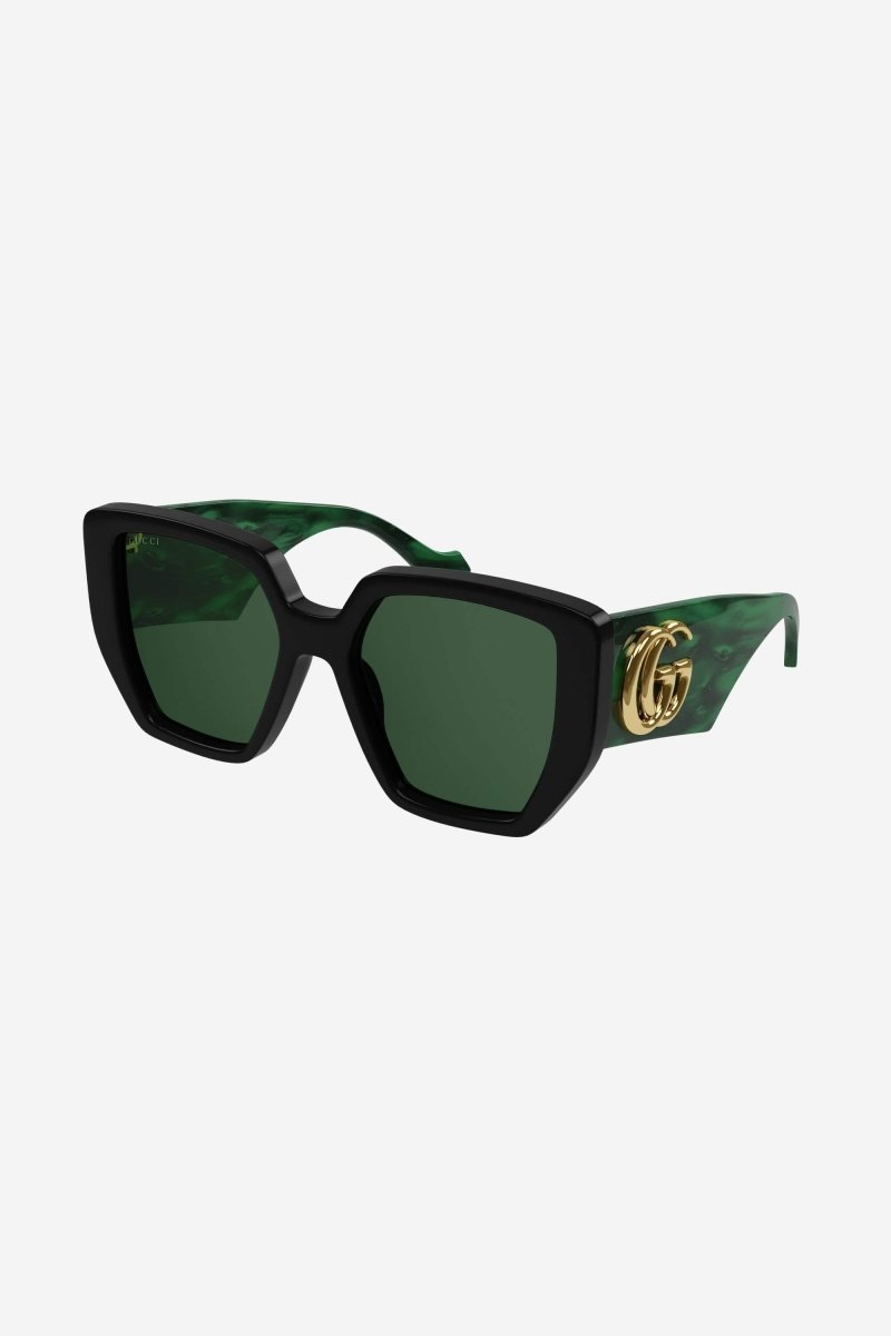 GG oversized black and green – pared-back simplicity characterises the essential shapes, lines and colours of this – LUX VERSE Luxury Designer Fashion Outlet