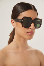 Oversized squared sustainable havana green sunglasses – as part of ´s ongoing commitment to environmental sustainability, the House has – LUX VERSE Luxury Designer Fashion Outlet