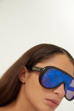 Pilot all over logo acetate sunglasses – logo acetate sunglasses – LUX VERSE Luxury Designer Fashion Outlet