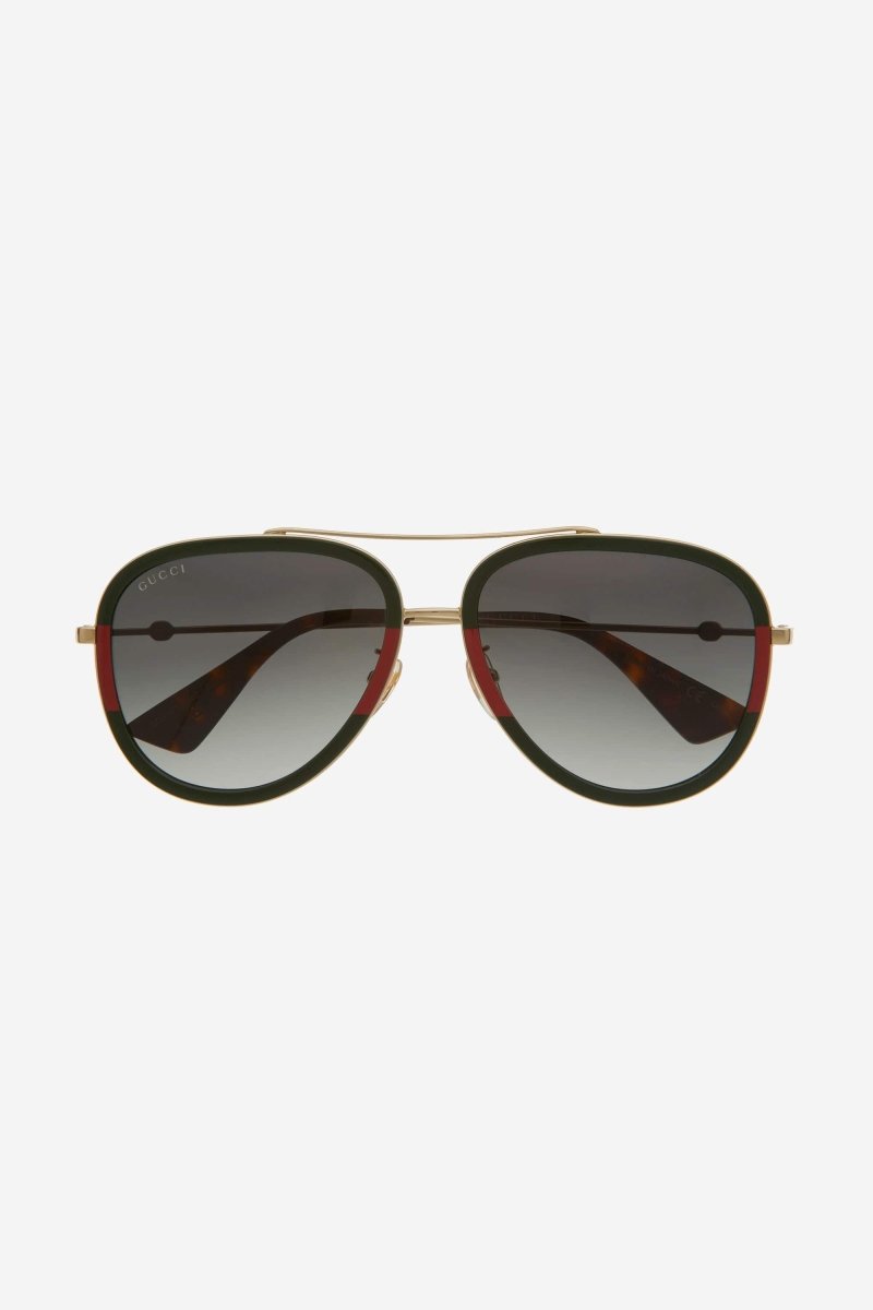 Pilot sunglasses featuring front web – best selling pilot shape, characterized by a sophisticated and innovative web – LUX VERSE Luxury Designer Fashion Outlet
