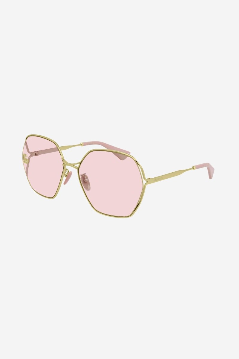 Pink gradient lenses sunglasses – the best seller iconic Fork concept is re-interpreted with a light and minimal design – LUX VERSE Luxury Designer Fashion Outlet