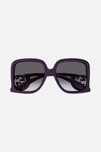 Purple butterfly shape sunglasses – pop and playful color palette – LUX VERSE Luxury Designer Fashion Outlet