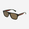 Gucci rectangular acetate with web band sunglasses