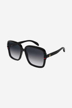 Square shape black sunglasses – this is a new interpretation of the web for a classic and sophisticated woman – LUX VERSE Luxury Designer Fashion Outlet