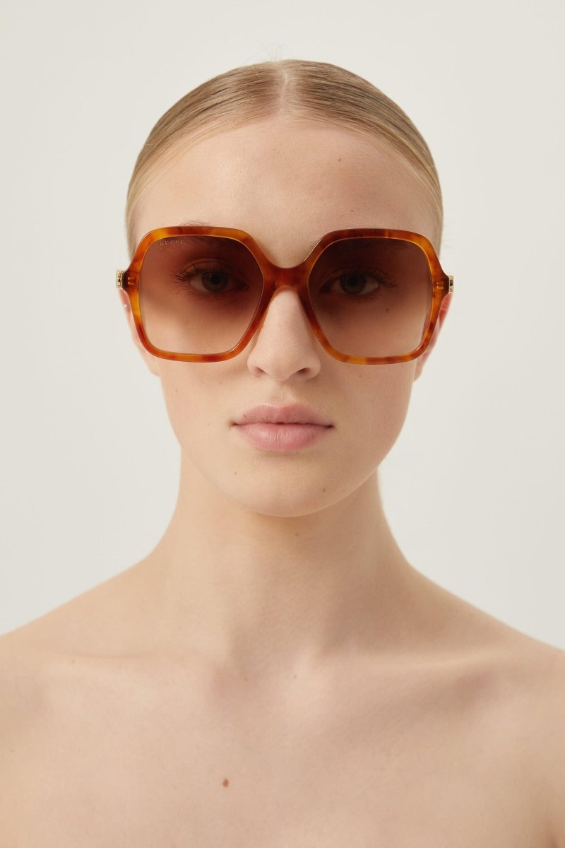 Square shape sunglasses – comfortable flat end tips – LUX VERSE Luxury Designer Fashion Outlet