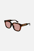 Squared havana sunglasses – the new Aria collection embodies Alessandro Michele’s personal reflection on – LUX VERSE Luxury Designer Fashion Outlet
