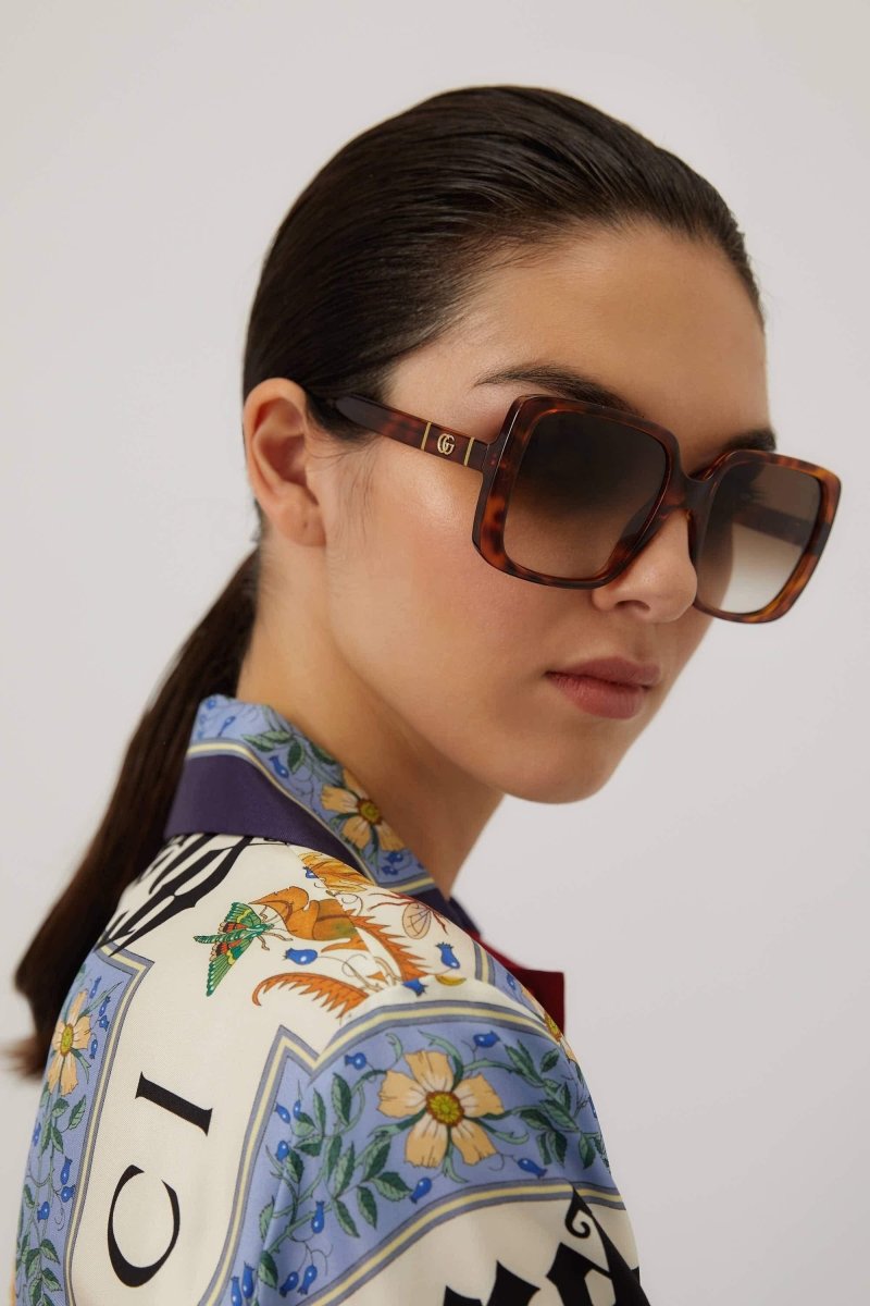 Squared oversize femenine brown style – oversize squared sunglasses – LUX VERSE Luxury Designer Fashion Outlet