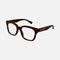 Gucci squared vintage look havana frame