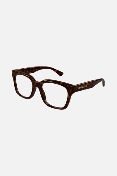 Gucci squared vintage look havana frame - LUX VERSE - Luxury designer fashion outlet