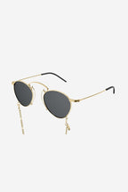 Vintage look round sunglasses inspired on the 20s – this construction has been recently re-interpreted by during the Ouverture – LUX VERSE Luxury Designer Fashion Outlet