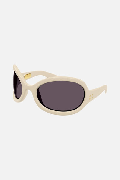Gucci wrap around ivory sunglasses - LUX VERSE - Luxury designer fashion outlet