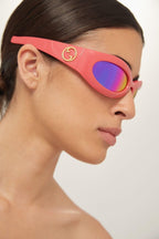 Wrap around pink sunglasses – wrap around pink sunglasses – LUX VERSE Luxury Designer Fashion Outlet
