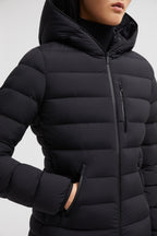 Herbe Short Down Jacket – emblematic of the Matt Black aesthetic, the Herbe short down jacket is equipped – LUX VERSE Luxury Designer Fashion Outlet