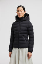 Herbe Short Down Jacket – emblematic of the Matt Black aesthetic, the Herbe short down jacket is equipped – LUX VERSE Luxury Designer Fashion Outlet