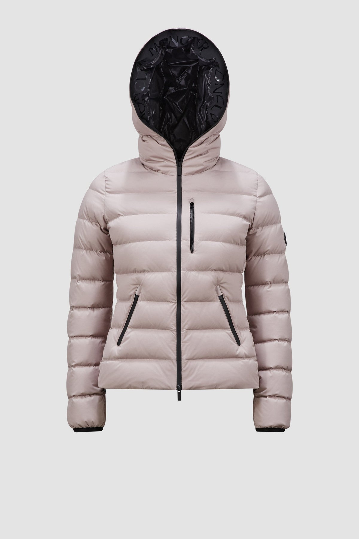 Herbe Short Down Jacket – emblematic of the Matt Black aesthetic, the Herbe short down jacket is equipped – LUX VERSE Luxury Designer Fashion Outlet
