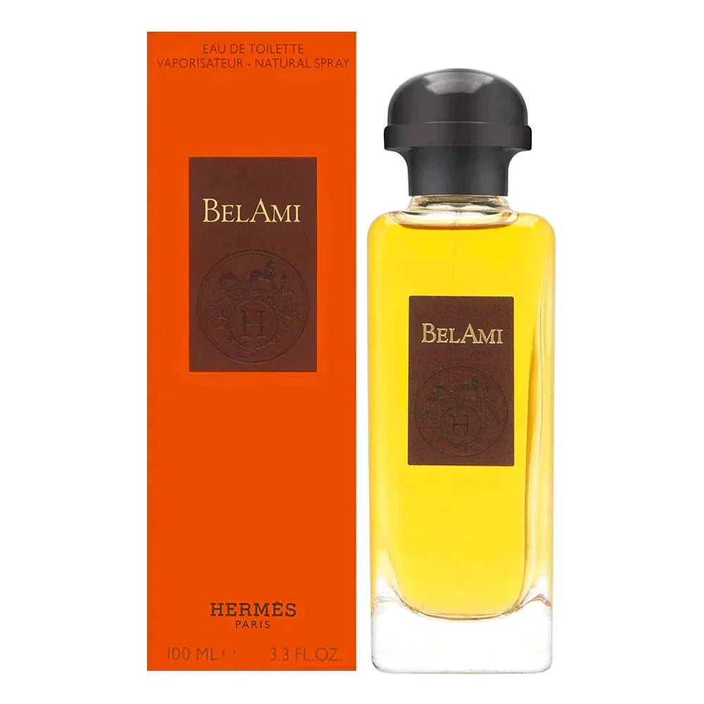 Hermes Bel Ami 3.3 oz EDT for men – a bold, assertive charm, an encounter between vetiver and Russian leather – LUX VERSE Luxury Designer Fashion Outlet