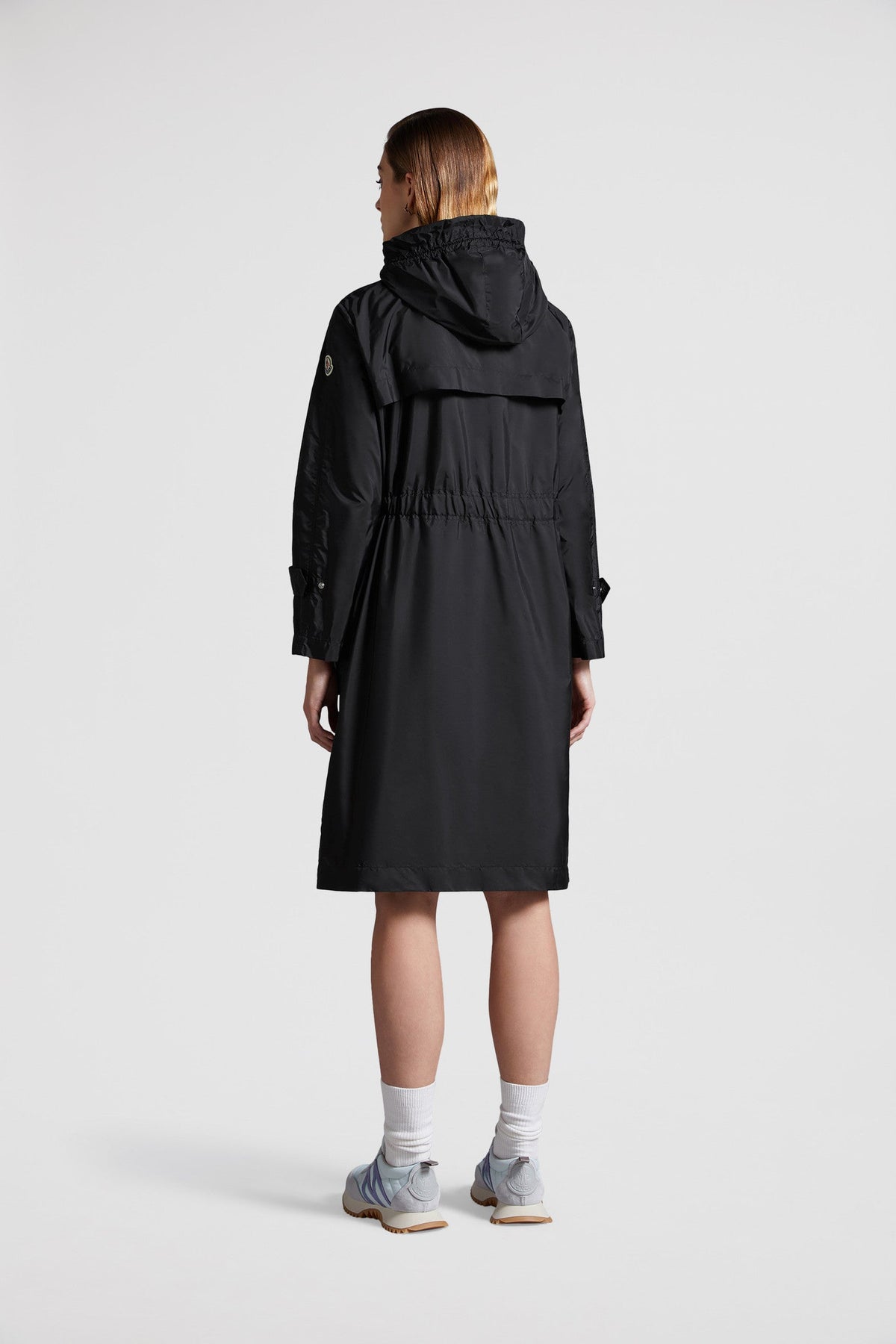 Hiengu Rain Coat – the hooded coat is crafted from rainwear, a very compact nylon fabric, notable for – LUX VERSE Luxury Designer Fashion Outlet