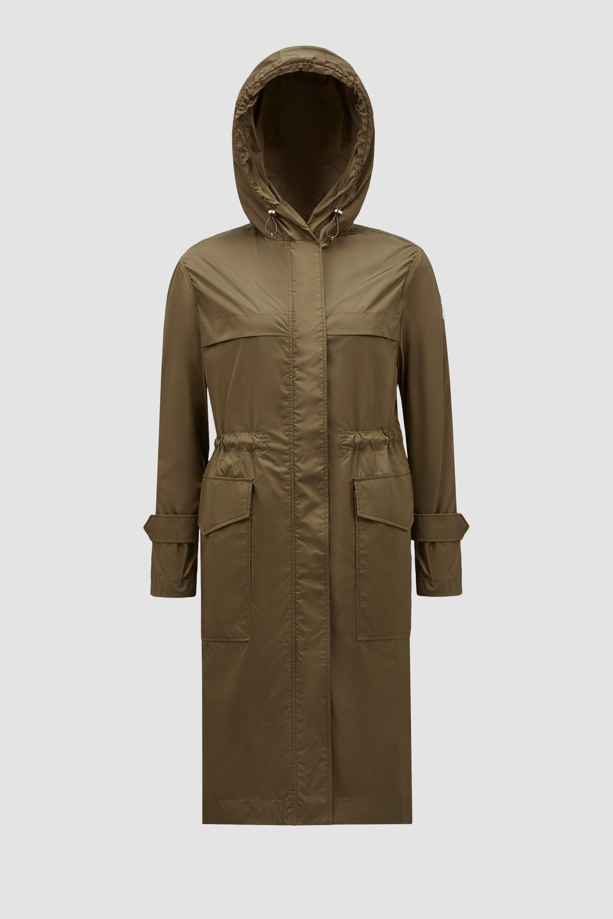 Hiengu Rain Coat – the hooded coat is crafted from rainwear, a very compact nylon fabric, notable for – LUX VERSE Luxury Designer Fashion Outlet