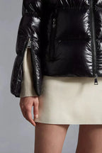 Huppe Short Down Jacket – bold volumes and logo lettering characterise the Huppe short down jacket from the – LUX VERSE Luxury Designer Fashion Outlet