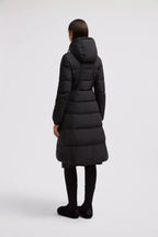 Idocrase Long Down Jacket – a nod to the collection's feminine spirit, the Idocrase down coat is featured in – LUX VERSE Luxury Designer Fashion Outlet