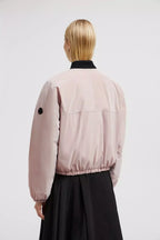 Laives Down Bomber Jacket – crafted from coated nylon, the down jacket comes in a cropped fit – LUX VERSE Luxury Designer Fashion Outlet