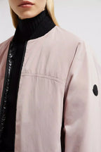 Laives Down Bomber Jacket – crafted from coated nylon, the down jacket comes in a cropped fit – LUX VERSE Luxury Designer Fashion Outlet