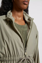 Iadi Parka – designed with supreme wearability in mind, drawstring fastening on the waist adapts – LUX VERSE Luxury Designer Fashion Outlet