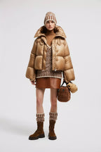 Borey Short Down Jacket – the short puffer boasts adjustable sleeves that open, allowing it to be worn as – LUX VERSE Luxury Designer Fashion Outlet