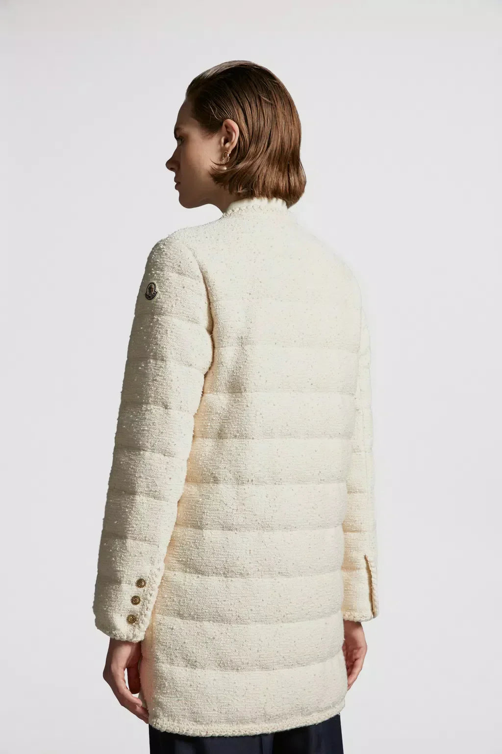 Epafo Mid-Length Down Jacket – the mid-length puffer layers perfectly over both day and evening looks – LUX VERSE Luxury Designer Fashion Outlet