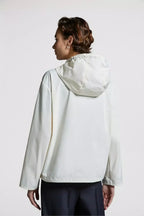 Cassiopea Hooded Jacket – the light jacket is crafted from micro gabardine and embellished with a discrete – LUX VERSE Luxury Designer Fashion Outlet