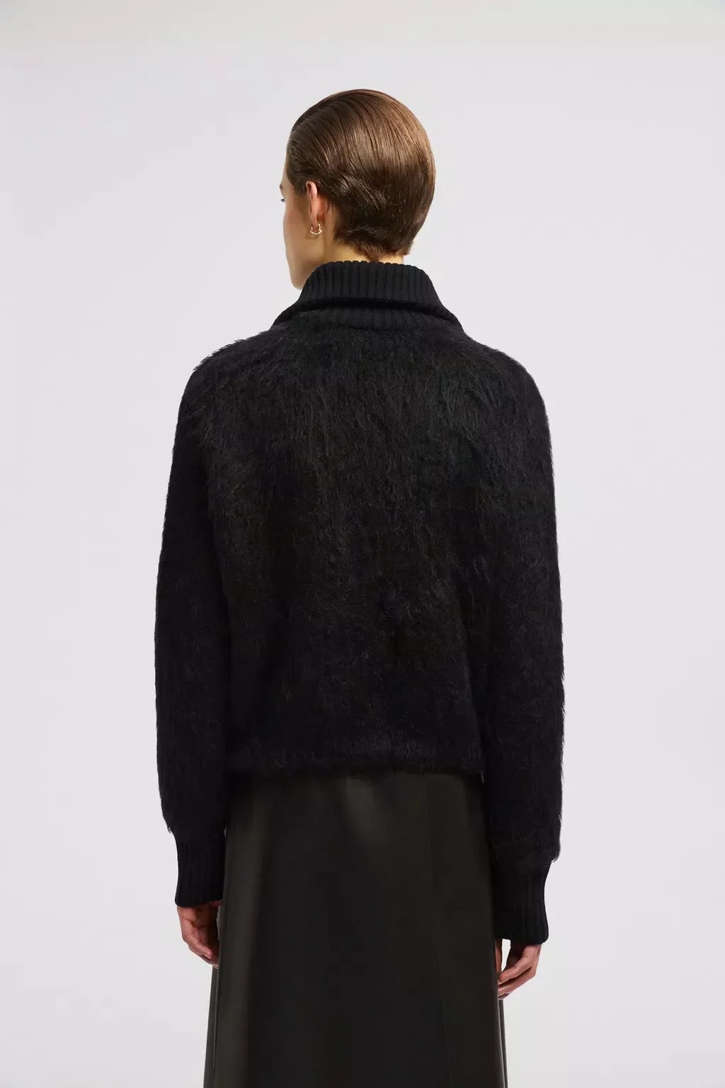 Padded Wool & Mohair Zip-Up Cardigan – easily worn every day, the parka coat is featured in a palette of elevated neutrals – LUX VERSE Luxury Designer Fashion Outlet