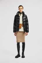 Cochevis Short Down Jacket – crafted from recycled longue saison Recycled longue saison lining Down-filled Stand – LUX VERSE Luxury Designer Fashion Outlet