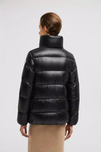 Cochevis Short Down Jacket – crafted from recycled longue saison Recycled longue saison lining Down-filled Stand – LUX VERSE Luxury Designer Fashion Outlet